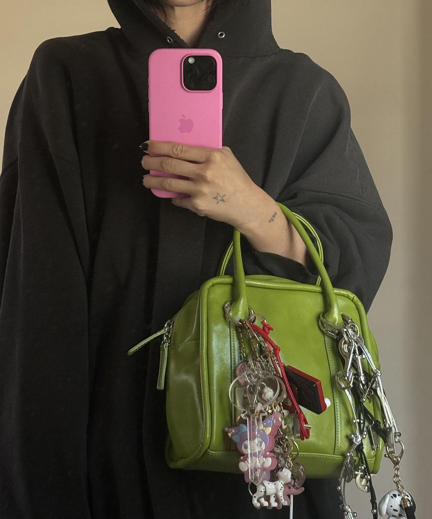 Yeomim Mini Box Bag (Lime)
