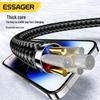 ESSAGER PD100W Fast Charging C To C Cable with Digital Display for Apple Devices