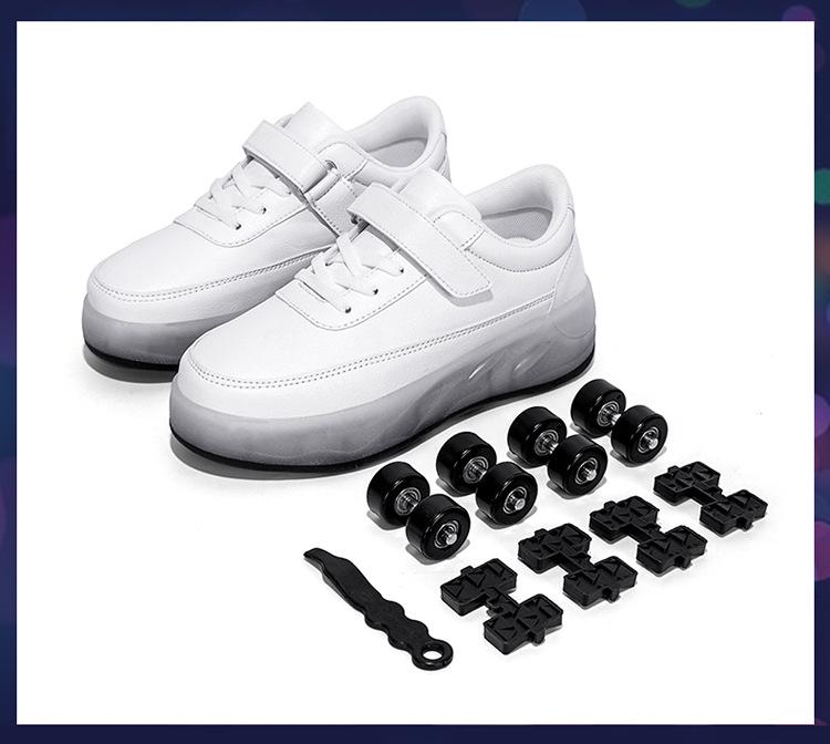 Lightweight Two-Wheel Roller Shoes for Beginners - Unisex Kids, Teens, and Adults Roller Skates
