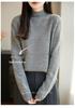 Vintage-Inspired Heavy Crochet High Neck Women's Pullover Sweater, Stylish and Warm Base Layer Top for 2026