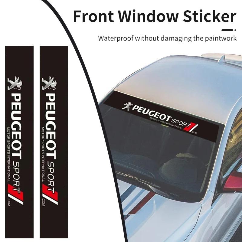 Peugeot Sport Windschutzscheiben Aufkleber Decal für Peugeot 206 207 208 307 308 408 508 2008 3008 5008 Rifter Expert Auto Styling Dekor