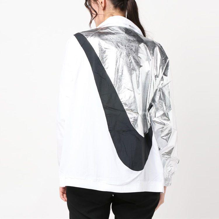 Nike Jacket Retro Sports Stand Collar Jackets Multicolor Women's White CQ8023-101