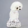 Dog Harness Combo Escape Proof Easy Control Accessory Princess Style Dog Harness Leash With Dress For Outdoor