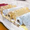 50cm Width Hollow Pattern Waterproof Plastic TV Cabinet Tablecloth Long Platform Cloth Shoe Cabinet Cloth Tea Tablecloth Bedside