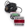 1 Set 12V EN 7-Pin Connector 10M Cable LED Trailer Tail Lights Brake Stop Light License Plate Lamp for Towing Trailers Trucks