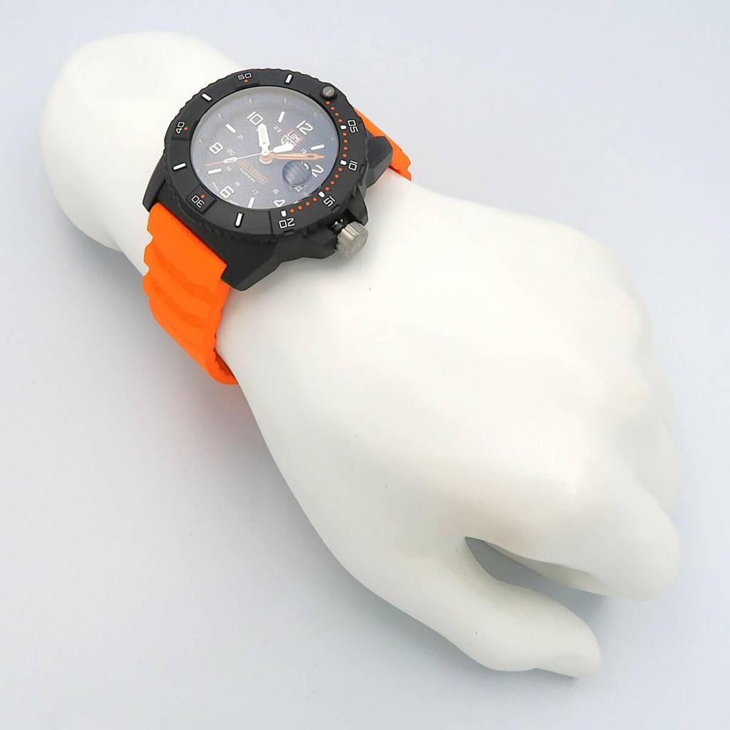 Used Luminox Luminox XS.3603 NAVY SEAL Orange x Black Military Watch Dive Watch