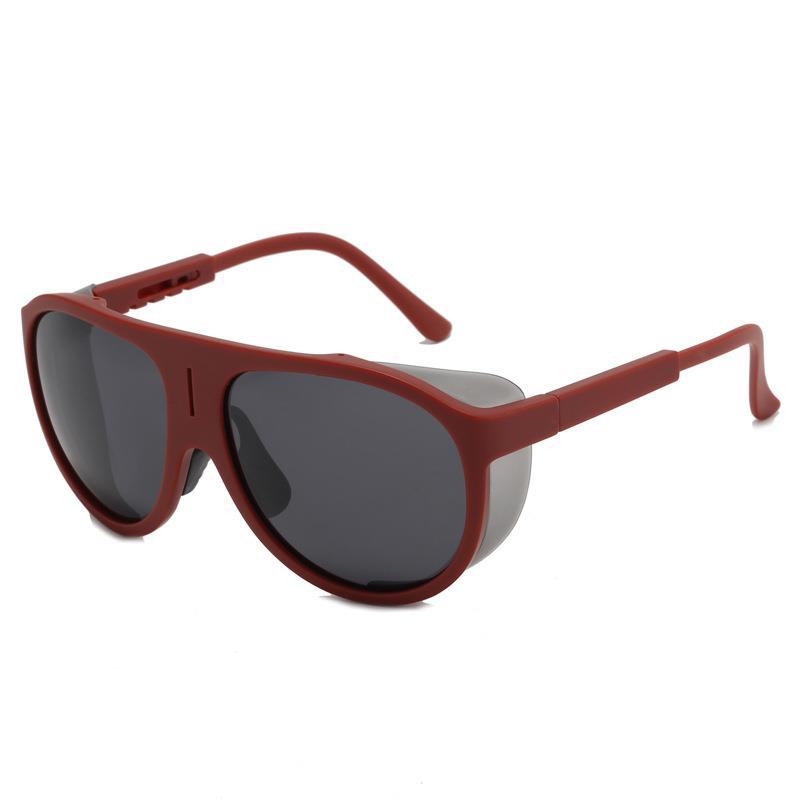 

Outdoor Colorful Toad Glasses UV Resistant Men s Sunglasses Wholesale European American Large Frame Polarized Punk Style