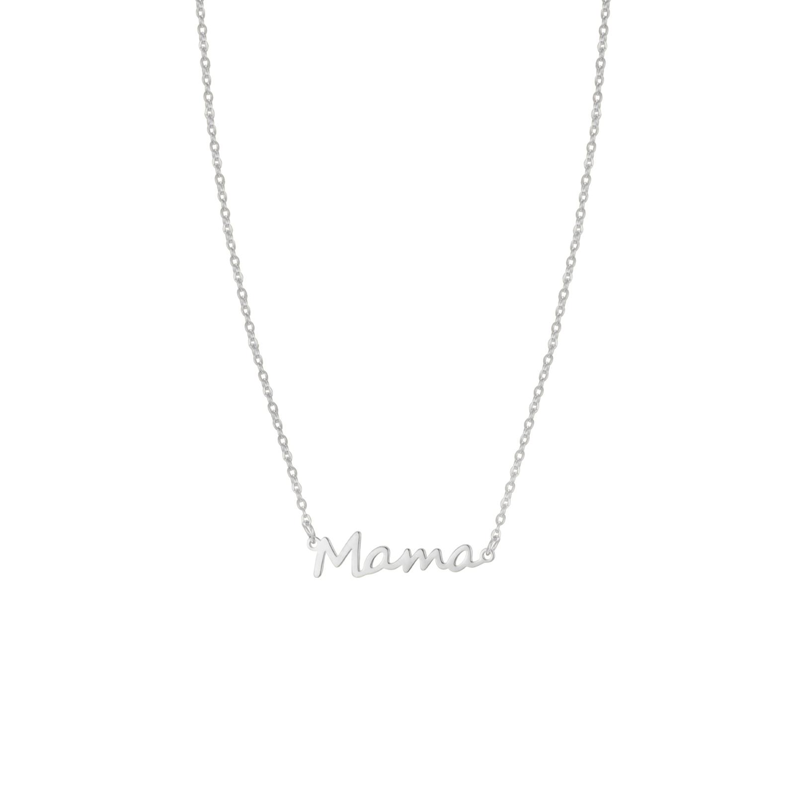 

Mama Necklaces For Women, Gifts For Mother, Plated Dainty Necklace Non Tarnish Jewelry, Gifts For New Mom One Size серебряный