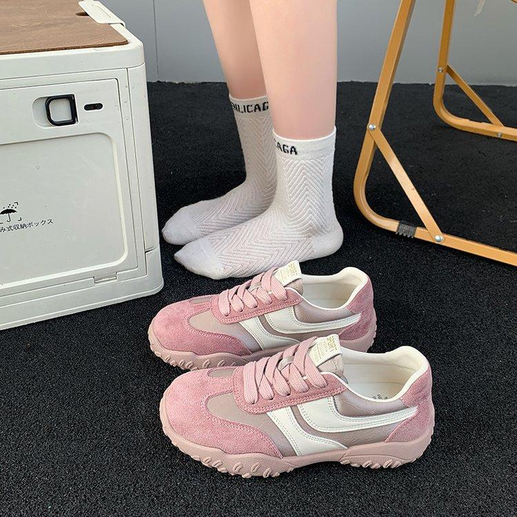 2025 spring new soft-soled casual sports shoes women's comfortable driving German training shoes running ballet Forrest Gump shoes women