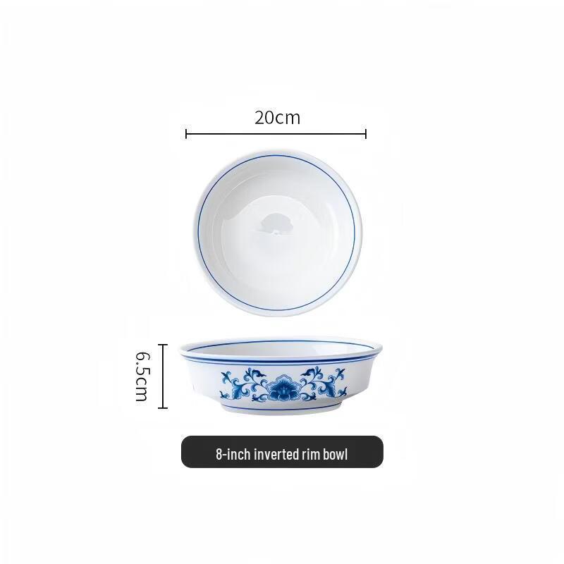 Dreyan Blue and White Porcelain Ceramic Bowls