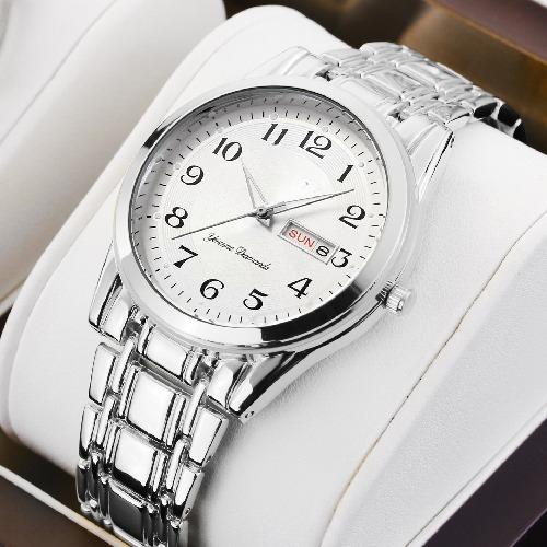 Luminous Couple Waterproof Quartz Watch Automatic Movement Luminous Waterproof Calendar Mechanical Watch Male Big Digital Elderly Watch
