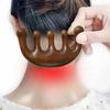 Five-tooth comb, wooden massage comb, fatigue-relaxing , head and neck massage, scalp head massager, anti-static styling tool