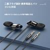 [2025 Improved Model] 2m Long Wired Gaming Earphones with Microphone, Soft Earplugs, Dedicated Dual Plug Design, Compatible with Desktop PCs and