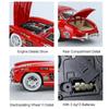 2025 New 1:24 Benzs 300SL Track Version Alloy Car Model Diecast Metal Toy Classic Vehicles Car Model Simulation Sound and Light Kids Gift