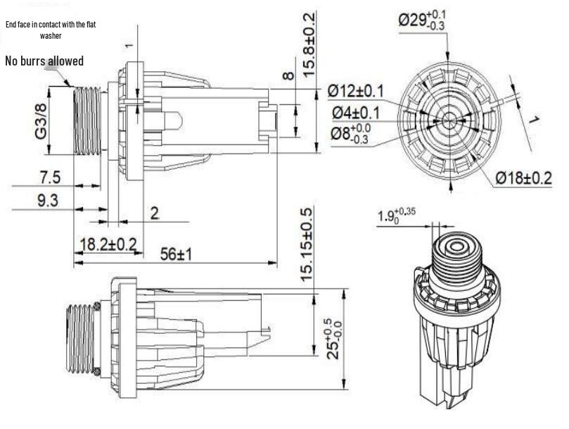 Senstek ECOTEC PLUS Wall-Mounted Electronic Water Pressure Sensor & Smart Switch for Boilers