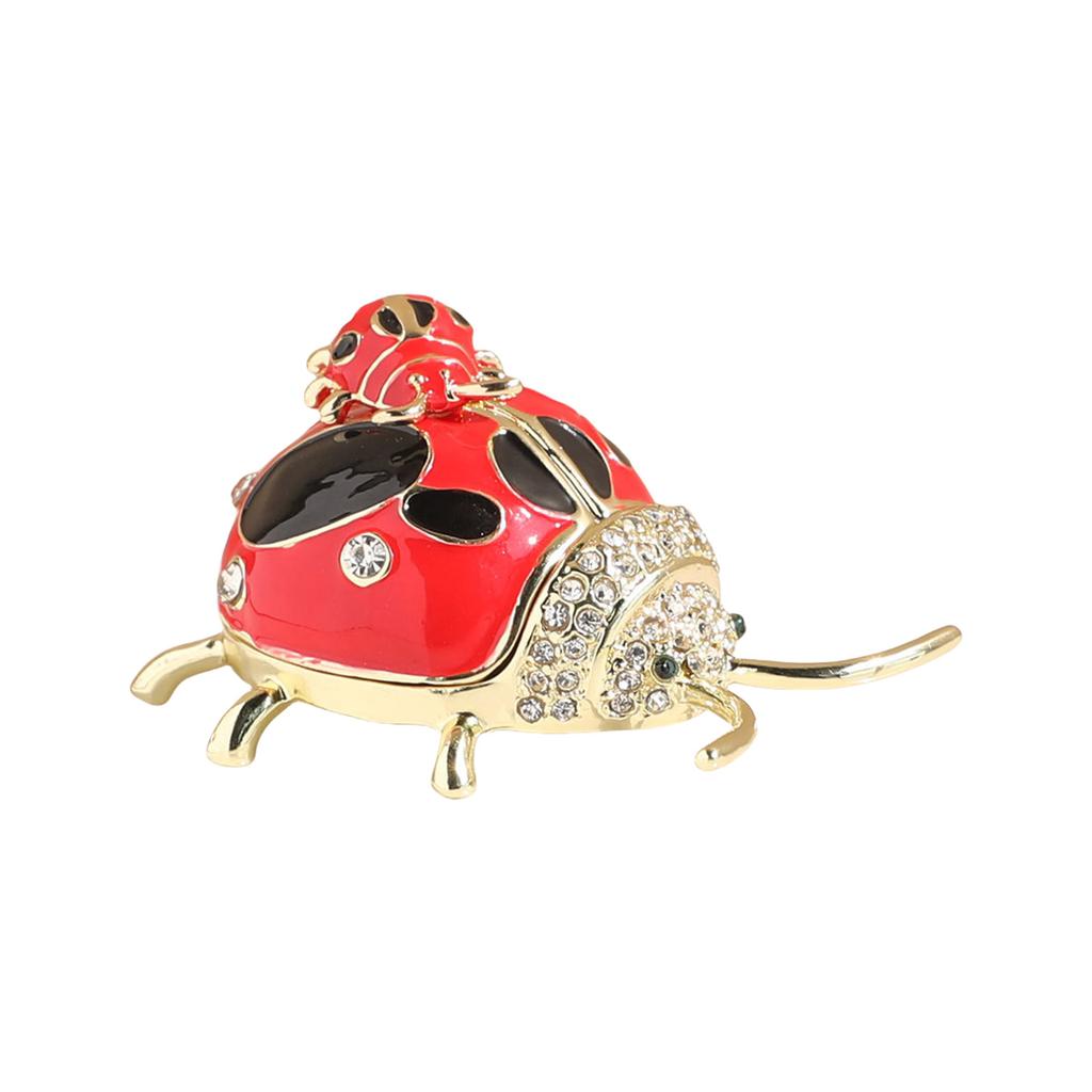 Elegant Crystal Insect Jewelry Box for Fashion Enthusiasts Gift Storage Organizer Sophisticated Wedding Ring Holder