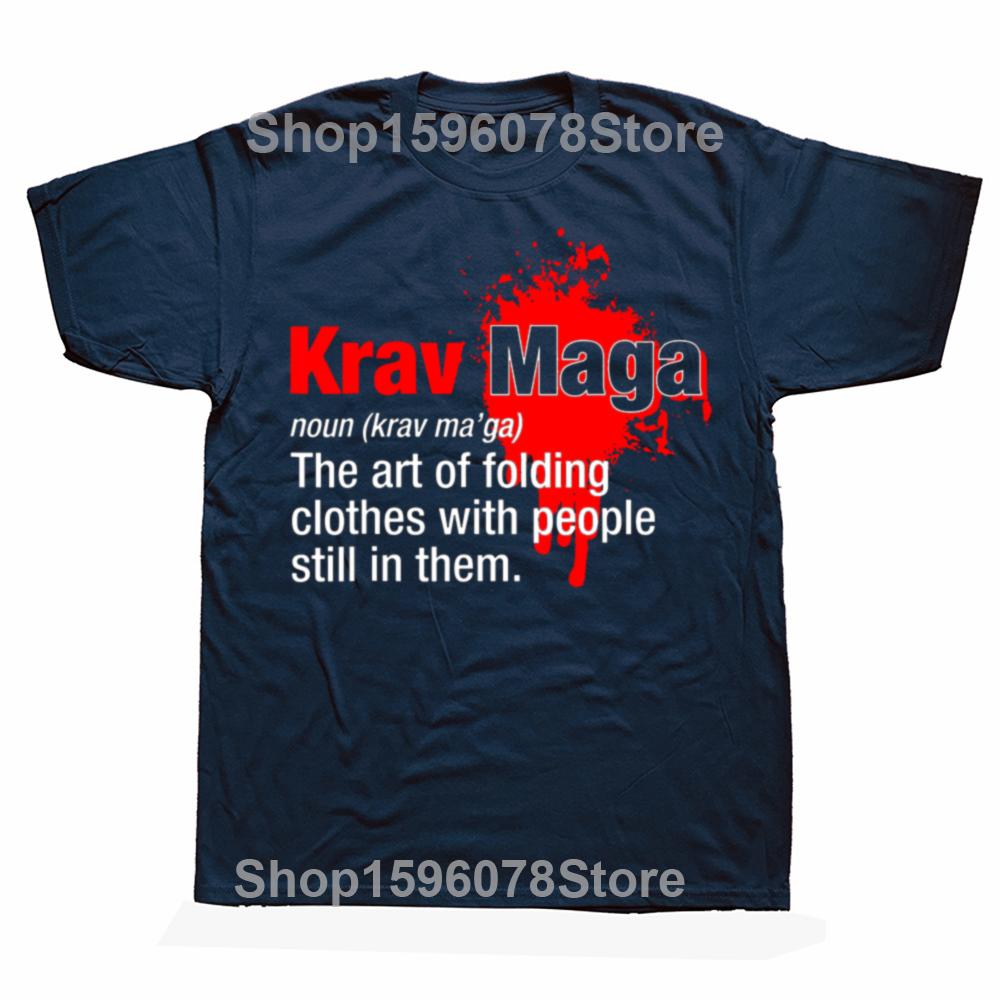 Vtipná definice Krav Maga Podstatné jméno Grafické tričko Pánské Dámská móda Ležérní tričko 100% bavlna Volné Nadměrné tričko Streetwear