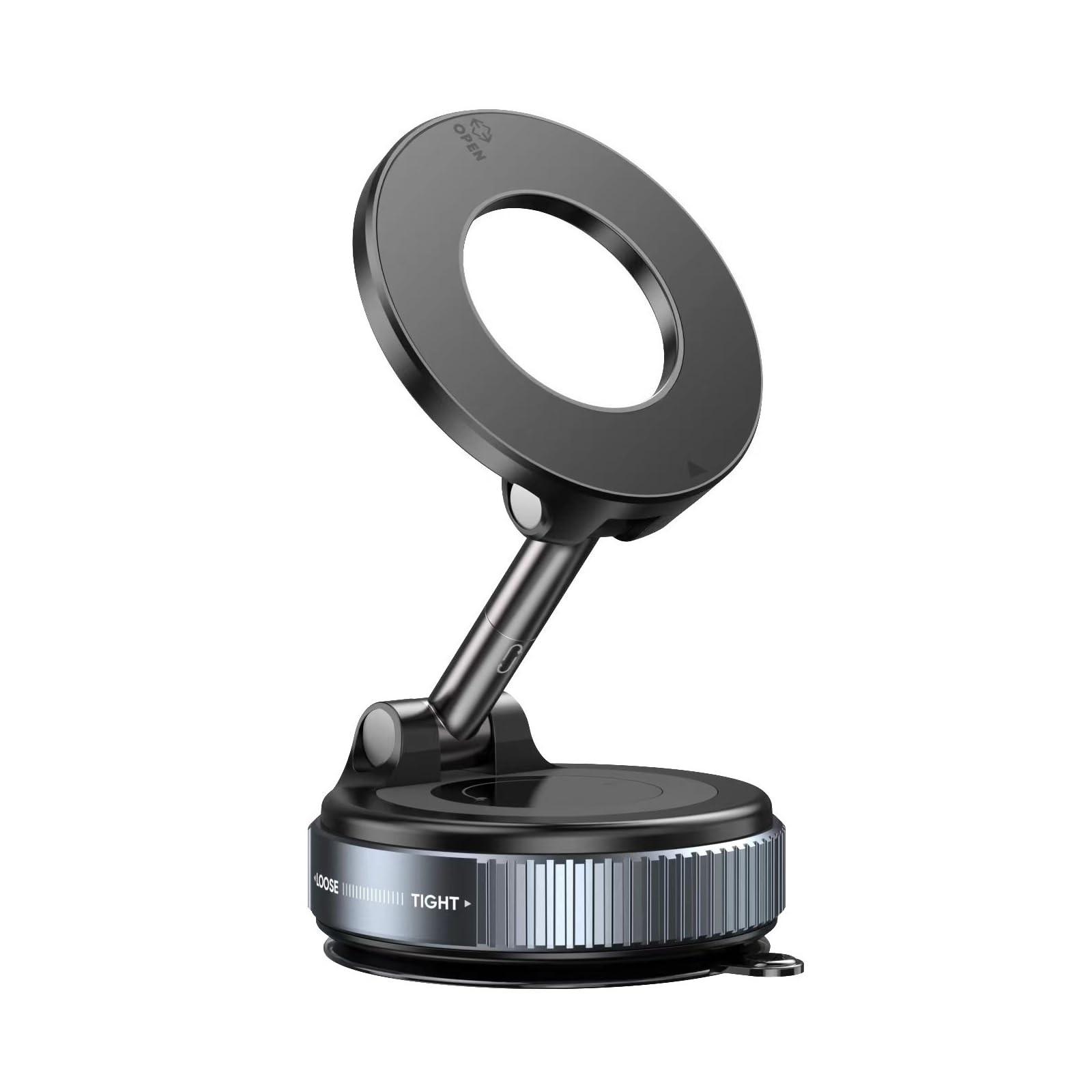 

New Rotating Vacuum Magnetic Car Phone Holder Lazy Folding Car Suitable For Multiple Scenes One Size чёрный