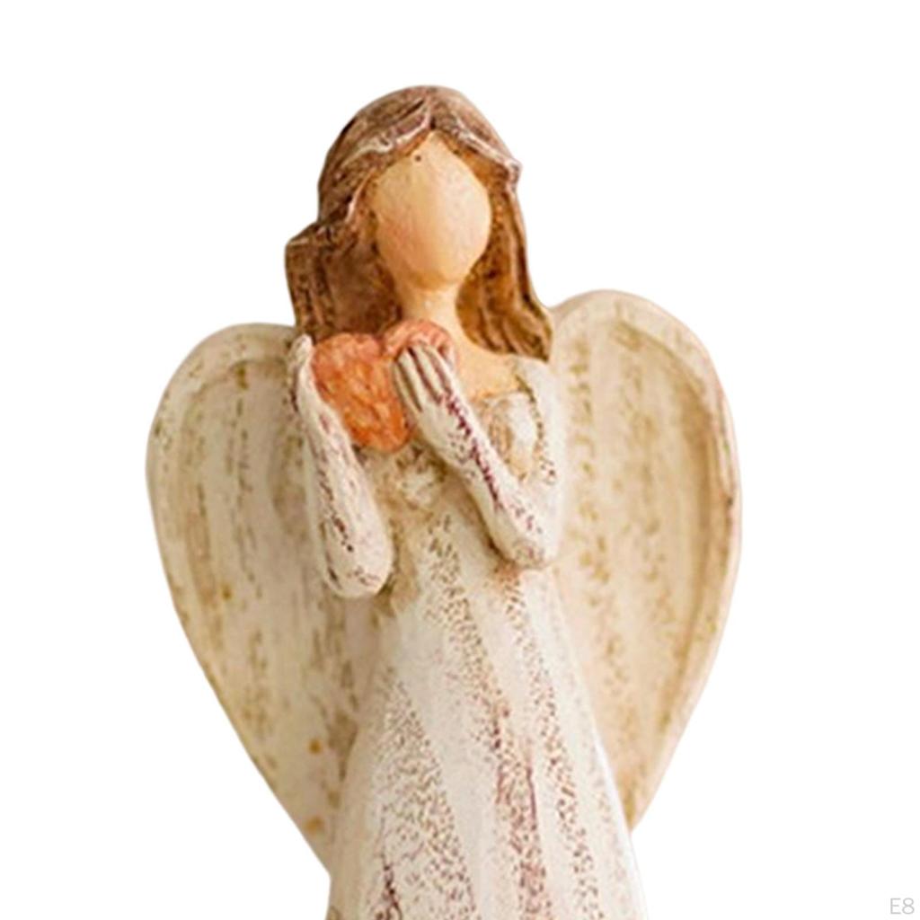 Engel Figur Hand bemalt Ornament dekorative Cherub Figuren für Schrank Tischplatte Bücherregal