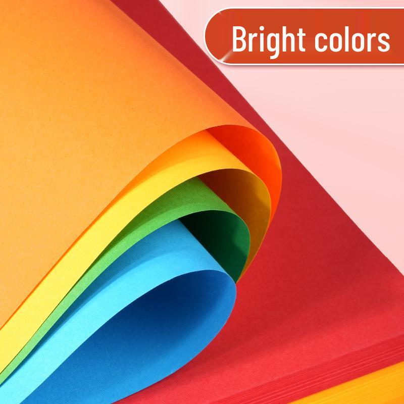 A4 80g Multicolor Origami Paper - 500 Sheets for Kids Craft and Printing