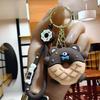 Donut Rabbit Keychain Creative Bear Dinosaur Doll Key Chain Cartoon Schoolbag Doll Machine Jewelry Cute