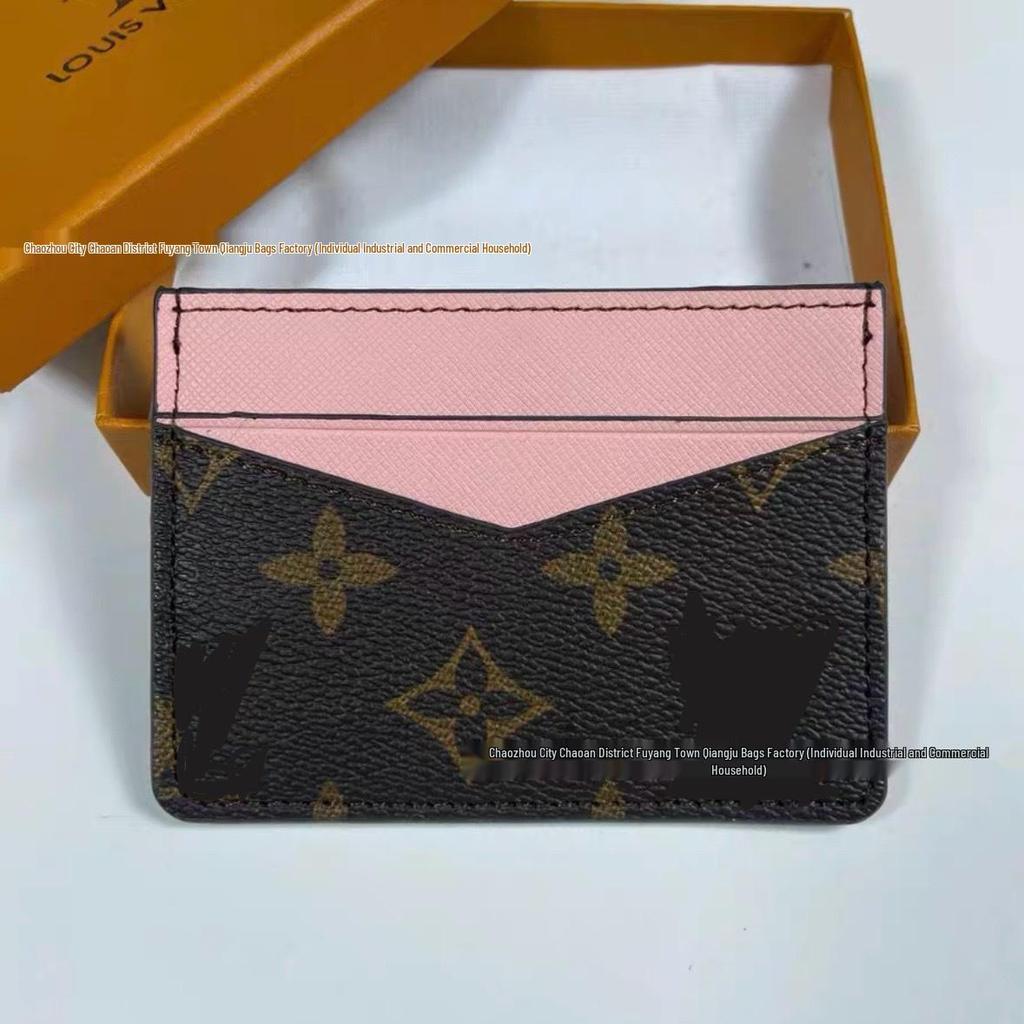 Evropský a americký klasický držák na více karet: Módní peněženka na mince a ochranné pouzdro