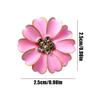 Button Covers For Women Blouses Rhinestone Flower Shaped Decoration Button Covers For Jeans For Sewing Jeans Dress Shirt