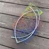 Nylon Folding Landing Net Head Stainless Steel Color Nylon Fishing Net  Outdoor Fish Catching