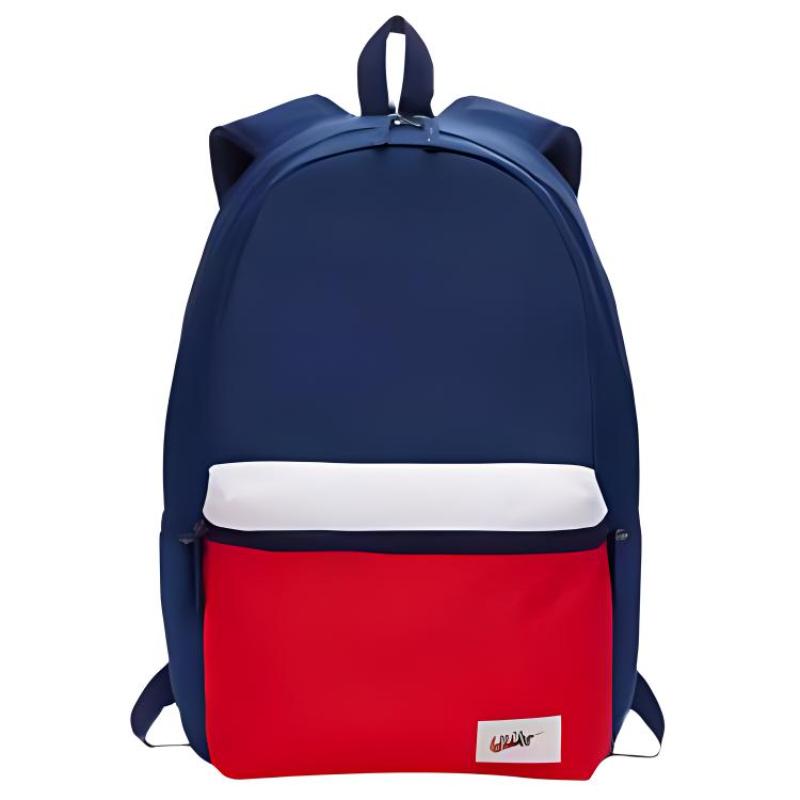Nike Polyester Backpack Regular Unisex Blue/Red Casual