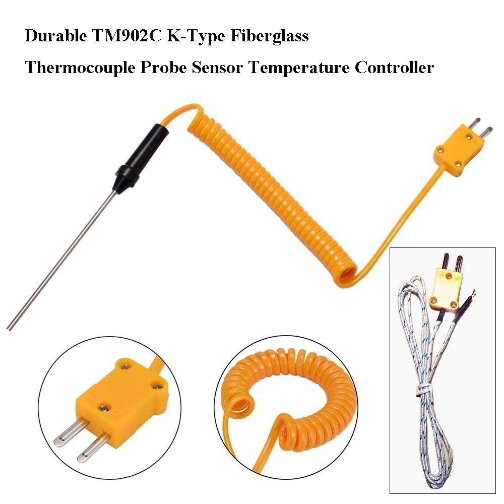 Durable K-Type Fiberglass Thermocouple -50°C to 150°C Temperature Measuring Wire