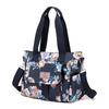 ZESU Women's Floral Print Shoulder Bag, Crossbody Bag, Large Capacity, Waterproof, Nylon, for Commuting, Mother's Bag (Floral Print 1)