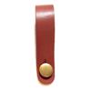 [KIWAYA] HS-BR Ukulele Genuine Leather Head Strap BRW (Perfect for Endpin-type Ukuleles, Ukulele Strap, Brown)