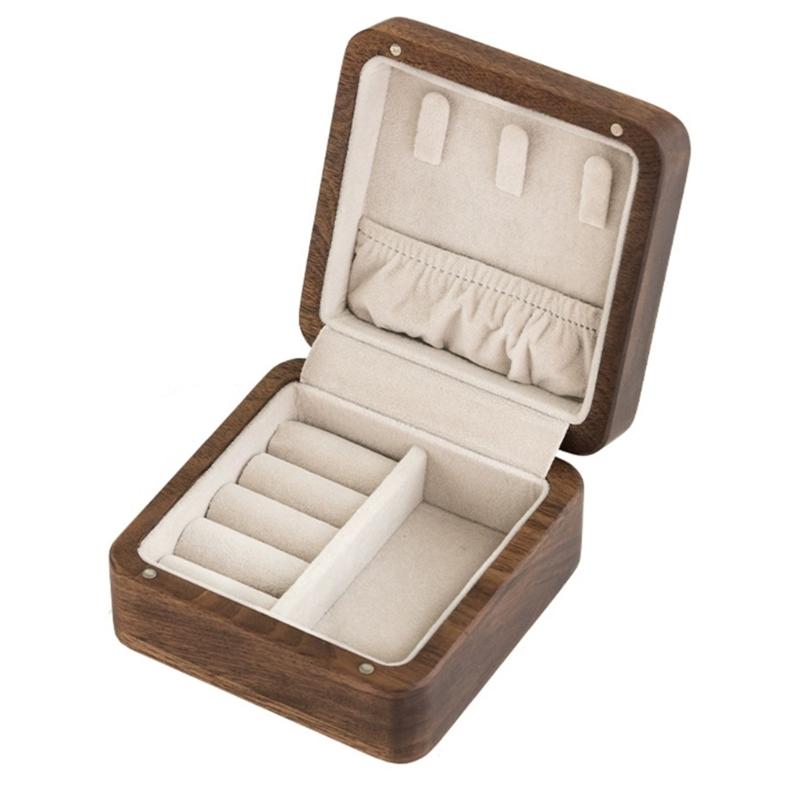 

Travel Bracelet Display Box Jewelry Storage Box Jewelry Holder Elegant Jewelry Case Suitable for Earring Rings Necklace 1