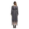 Halloween thriller ghost bride costume, adult cosplay vampire horror demon costume