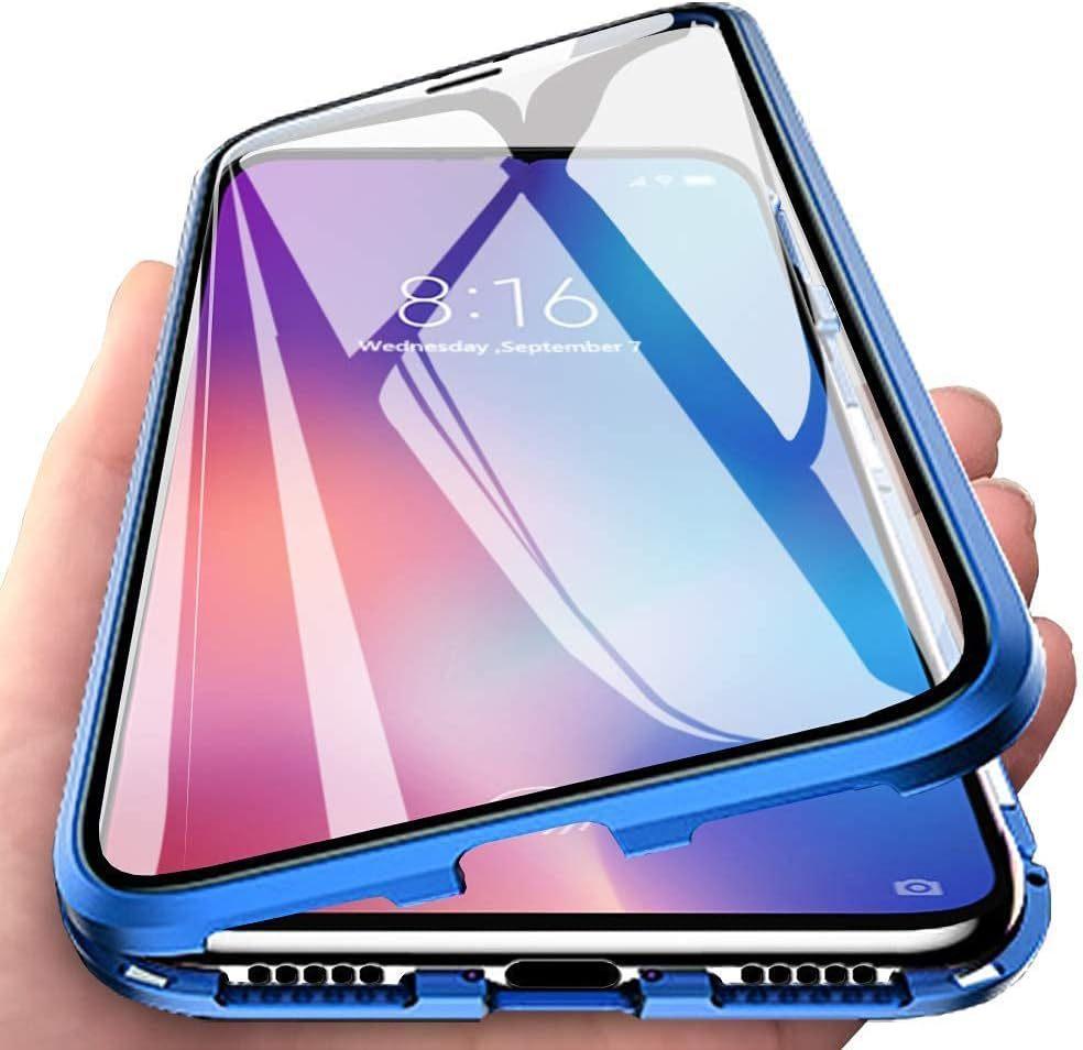 Suitable for Samsung A56 Double Sided Glass Mobile Phone Case A55 Magneto A36 Metal Magnetic Suction Full Pack Protection Case
