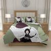 L-L D-Death N-Note Anime 3 Piece Bedding Set Duvet Cover Breathable Polyester Kids Teens Bedroom EU 135x200 155x220 200x200, US UK AU Sizes