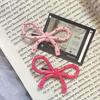 4Pcs Girl Hairpins Korean Style Dot Design Bow Shape Hair Clips Stable Non-slip Side Bang Hair Pins Hair Accessories