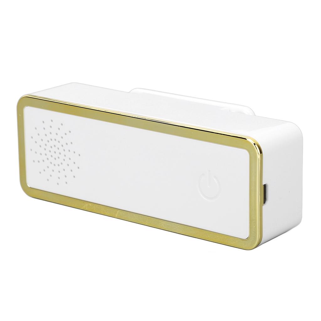 Air Ionizers Rechargeable Mini Portable Moisture Proof Odor Removal LED Air Cleaner for Closet Shoe Cabinet White