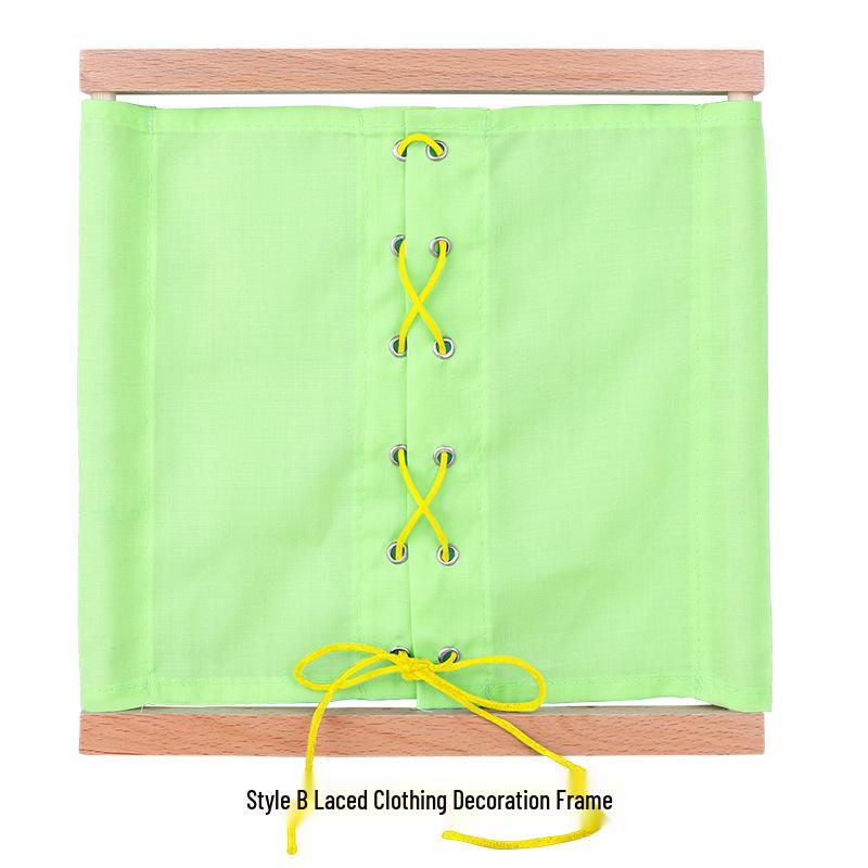 Montessori Early Education Button-Handling Kit for Kindergarten Children