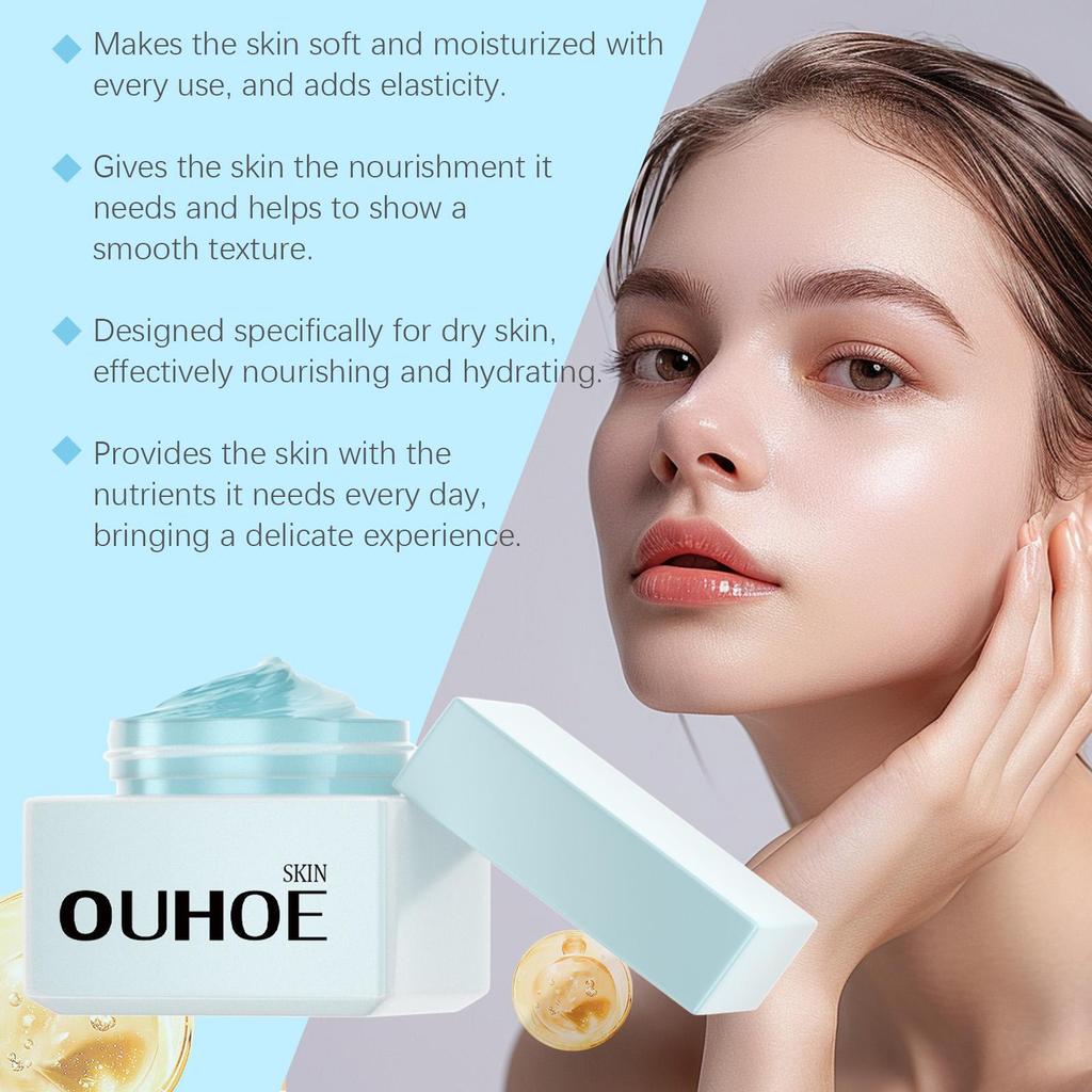 OUHOE Collagen Cream: A gentle, nourishing, hydrating, and firming cream that refines and softens the skin