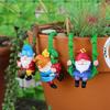3Pc Resin Climbing Dwarf Statue, Creative Dwarf Decoration, Terrace, Courtyard, Flower Pot Decoration