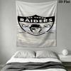Las Vegas Raiders Wandteppich Ästhetischer Wandbehang Bedruckter Stoffdecke Dekorative Wandteppiche für Schlafzimmer Wohnzimmer Heimdekoration
