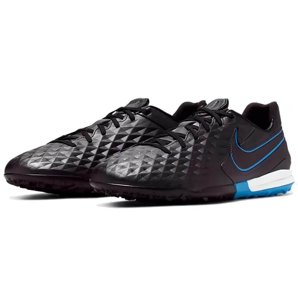 New Nike Legend 8 Pro TF Turf Black/Blue AT6136-004