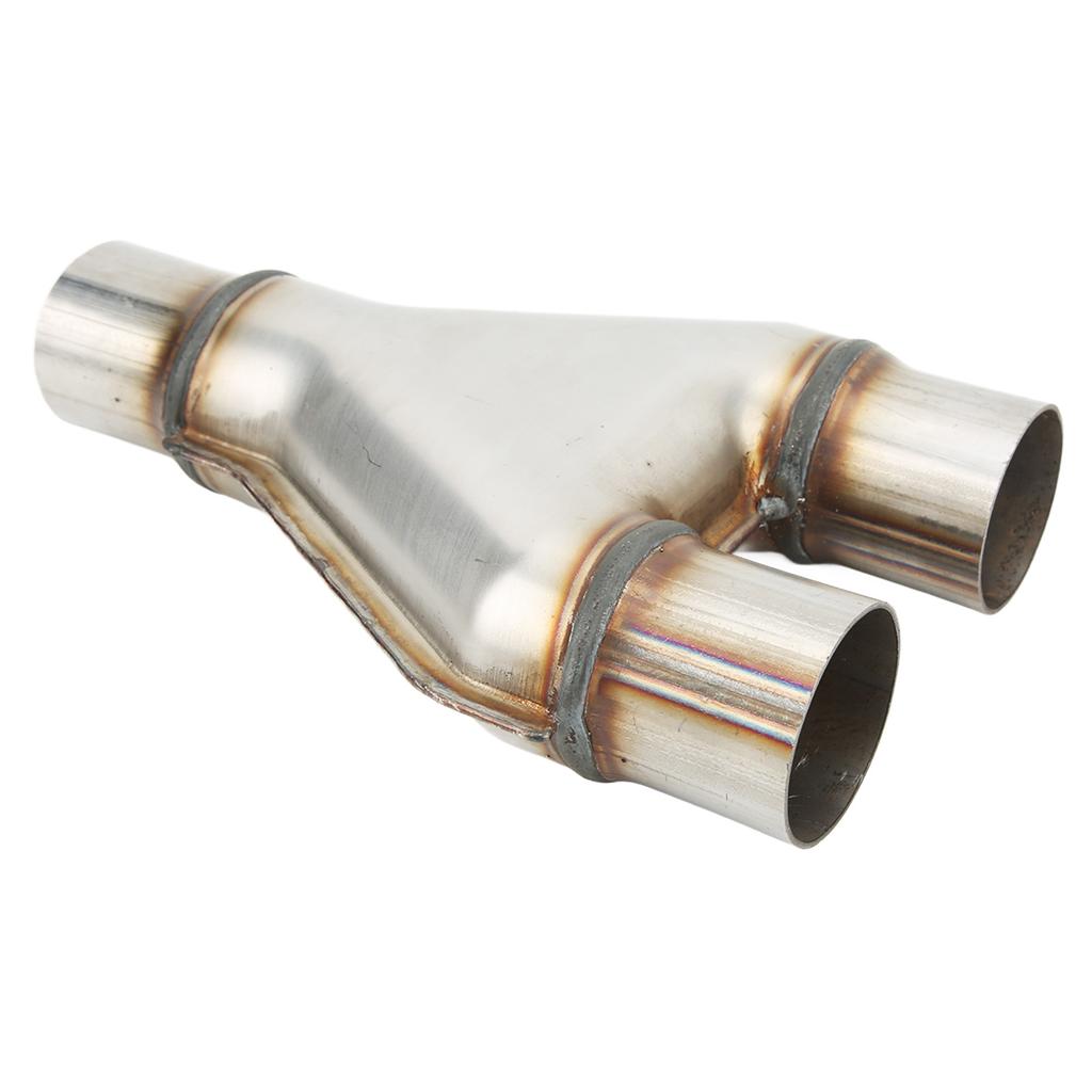 Car Exhaust Tail Throat Stainless Steel 1 To 2 Tight Fit Leakage Proof Dual Exhaust Tips