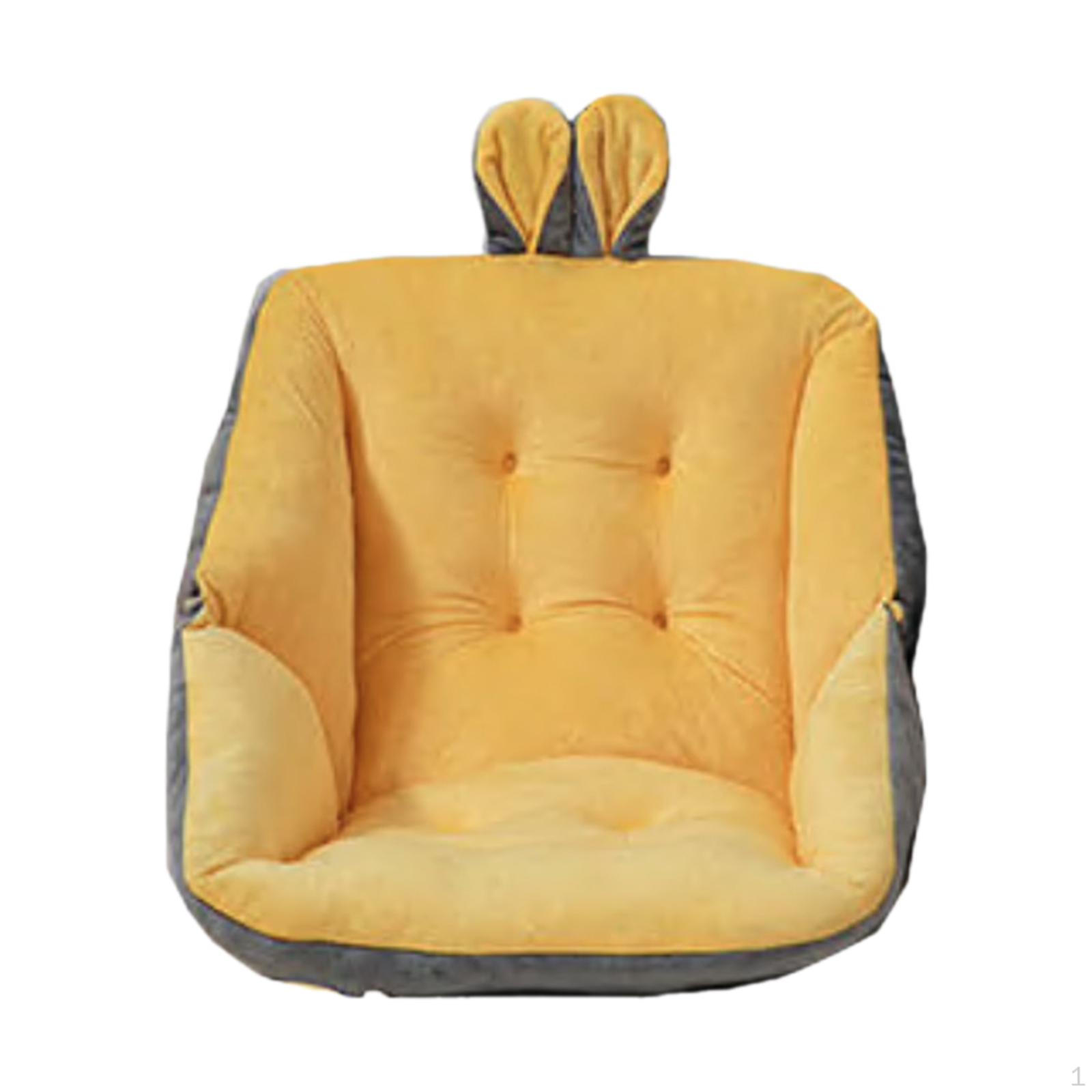 

Подушка для стула, стол, нескользящая, мультяшная, удобная, поддержка спины для жёлтый