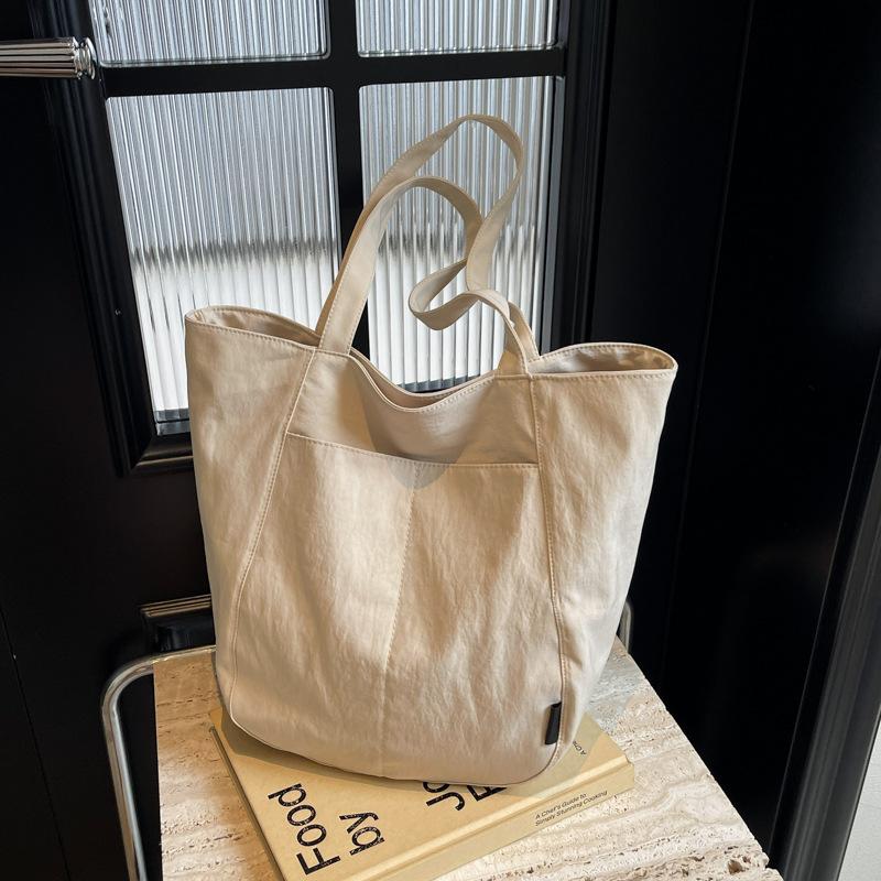 

Большая холщовая сумка женская новая студенческая классная школьная сумка сумка-тоут для поездок на работу повседневная сумка через плечо большой вместимости белый