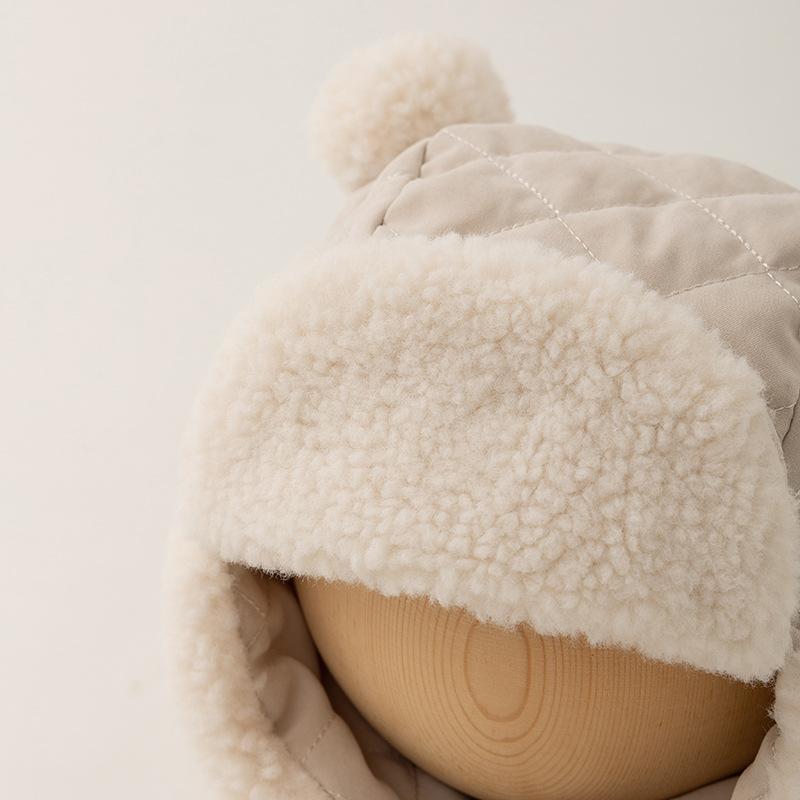 Baby Mütze Winter Ohrenschutz Hut Niedlich Neugeborenes Kleinkind Warme Mütze Einfarbig Outdoor Winddicht Junge Mädchen Ohrenklappen Beanie