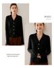 Women's V-neck Tassel Cashmere Knit Cardigan – Versatile Slimming Fashion with Long Sleeves, Loose Fit, and Soft Design.