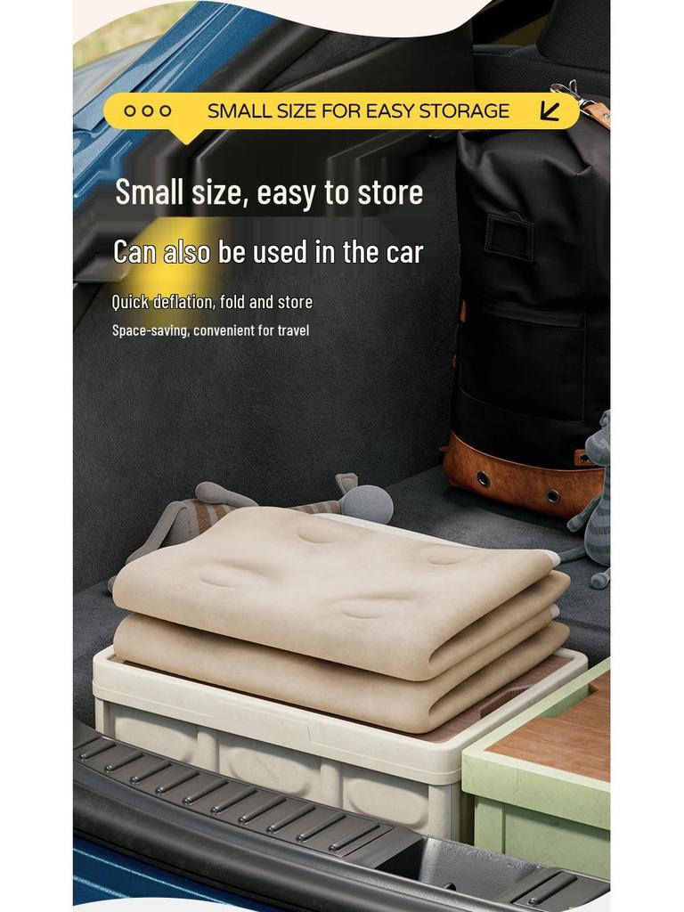 HomePursue Inflatable Camping Bed - Lazy Air Mattress & Multi-Back Sofa, Single/Double.