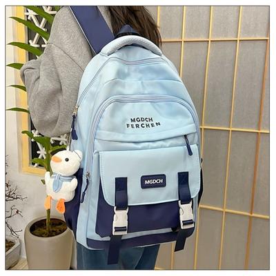 2025 Νέα Μόδα Καθημερινή Σχολική Τσάντα για Κορίτσια και Αγόρια Αντίθεσης Μεγάλης Χωρητικότητας Τσάντα Βιβλίων Μαθητική Τσάντα Υπολογιστή Εξωτερικό Ταξιδιωτικό Σακίδιο